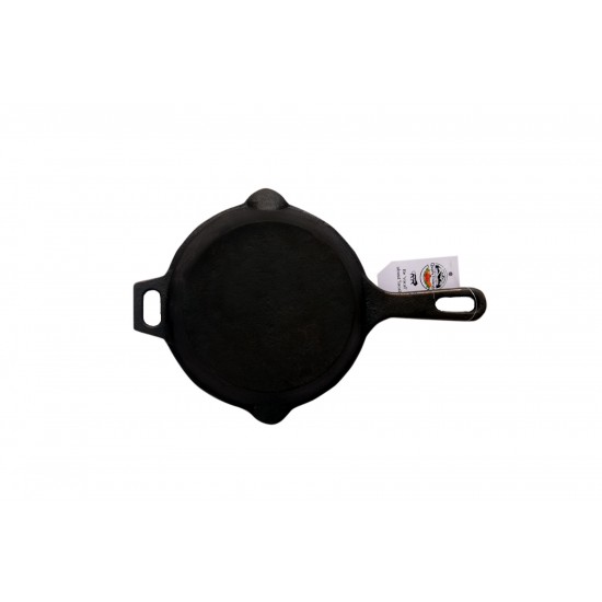 Qualy Investo 10 inches Cast Iron Kadai and 7.5 inches Cast Iron Skillet Qualy Investo 10 inches Cast Iron Kadai and 7.5 inches Cast Iron Skillet