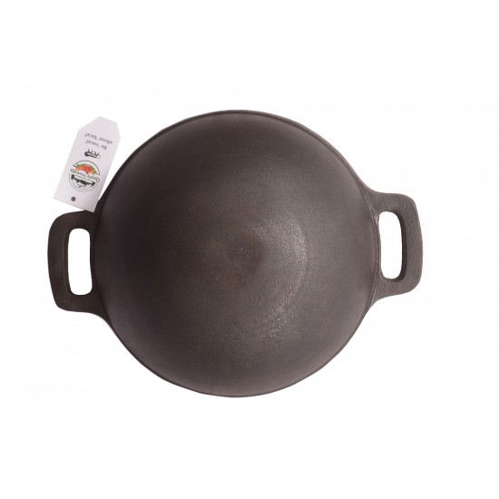 Qualy Investo 10 inches Cast Iron Kadai and 7.5 inches Cast Iron Skillet Qualy Investo 10 inches Cast Iron Kadai and 7.5 inches Cast Iron Skillet