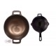 Qualy Investo 10 inches Cast Iron Kadai and 7.5 inches Cast Iron Skillet Qualy Investo 10 inches Cast Iron Kadai and 7.5 inches Cast Iron Skillet