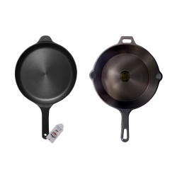 Qualy Investo 9.8 Inches Omlette Dosa Tawa and 10.25 inches Cast Iron Skillet Qualy Investo 9.8 Inches Omlette Dosa Tawa and 10.25 inches Cast Iron Skillet