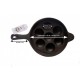 Qualy Investo Combo Cast Iron Long Handle Dosa Tawa 10.7 inch and 7 Cavity Paniyaram Pan with Flat ring