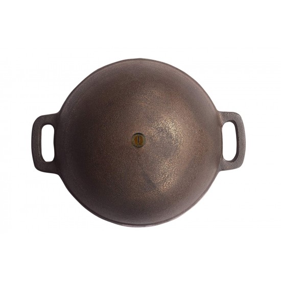 Pure Cast Iron Large Kadai 2.5 Kg image