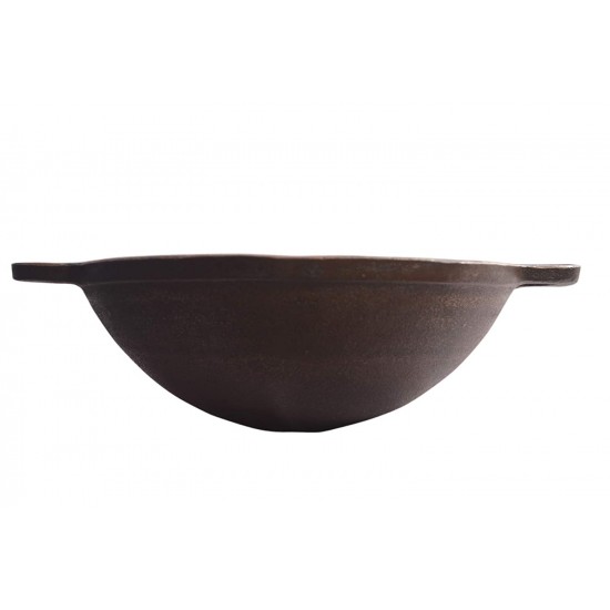 Pure Cast Iron Large Kadai 2.5 Kg image