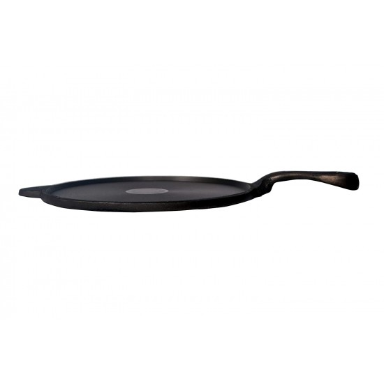 Qualy Investo Combo Cast Iron Long Handle Dosa Tawa 11 inch and 10.3 inch Jumbo Skillet Frying pan tawa.