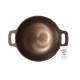 Qualy Investo Traditional Cast Iron Kadai Kadhai woks- Medium Size (10 Inches Diameter, 2.5 Kg Weight)