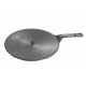Qualy Investo Pre-Seasoned Cast Iron Roti Tawa with Long Handle, 10.5 Inches (26.5 cm), Black Weight 1.8Kg image