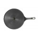 Qualy Investo Pre-Seasoned Cast Iron Roti Tawa with Long Handle, 10.5 Inches (26.5 cm), Black Weight 1.8Kg image