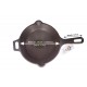 Qualy Investo Pre Seasoned Cast Iron Dosa Tawa with Long Handle (27CM) & Skillet Pan /Frying Pan Tawa 7.5 Inches