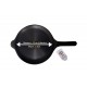 Qualy Investo Cast Iron Dosa Tawa Pre Seasoned Omlette Pan 9.8 inches (25cm) Cast Iron Dosa Tawa image