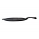 Qualy Investo Pre Seasoned Cast Iron Dosa Tawa with Long Handle (27CM) & Skillet Pan /Frying Pan Tawa 7.5 Inches