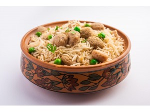 Soya Chunk Pulao